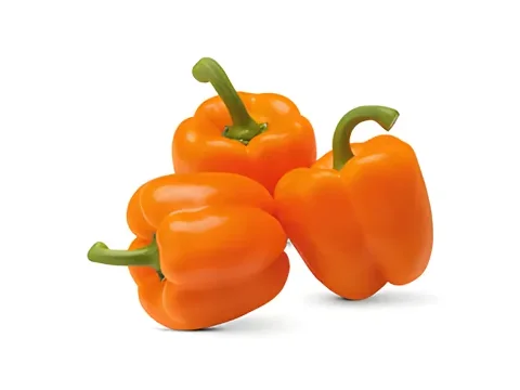 Orange peppers